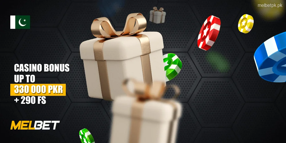 Melbet Casino offers bonuses for first deposits